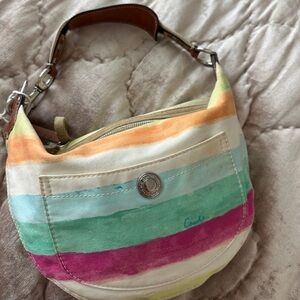 Y2k Coach Watercolor Hampton Hobo Bag